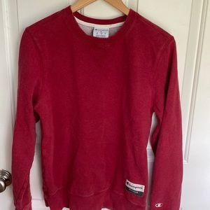 maroon champion pullover